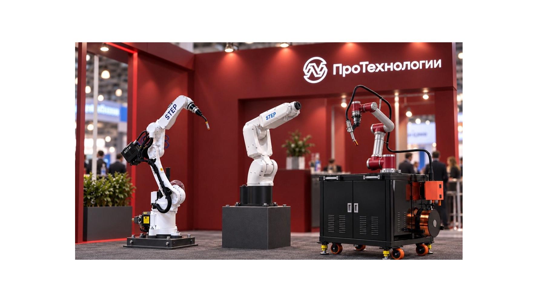 Сварка и не только: «ПроТехнологии» представит три робота на Weldex 2026