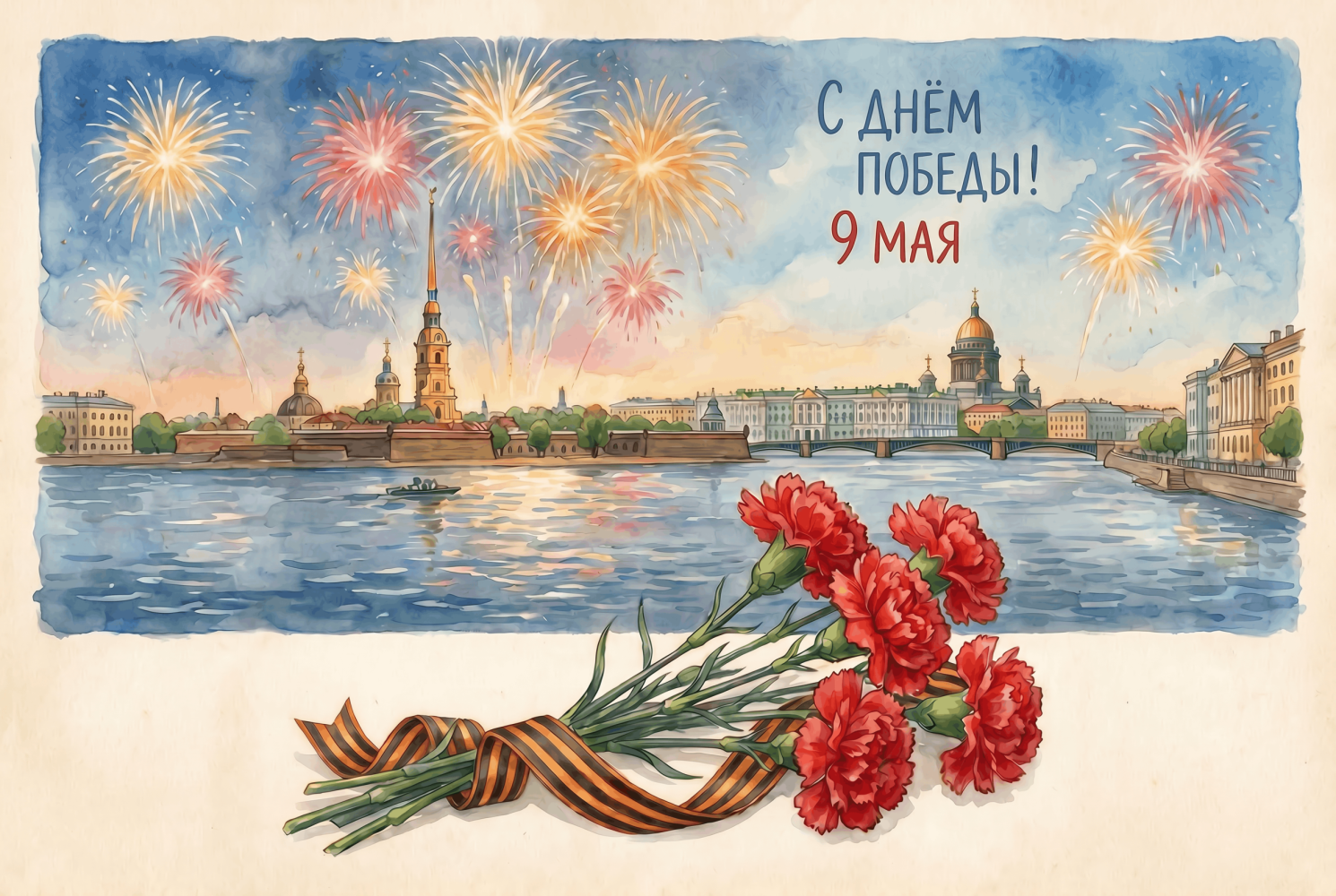 Компания «ПроТехнологии» поздравляет всех с Днем Победы!