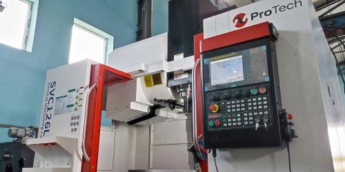 Установка поворотного стола на обрабатывающий центр ProTech SVC126L
