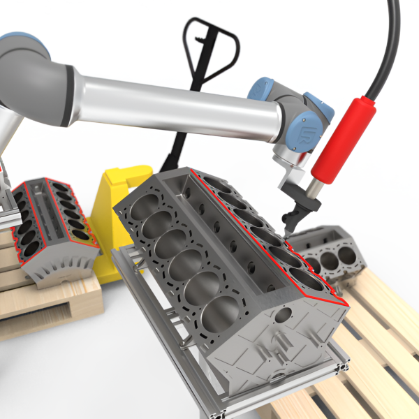 Нанесение герметика на базе коллаборативного робота