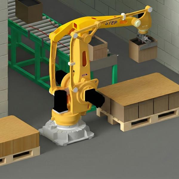 Паллетирование грузов в коробках