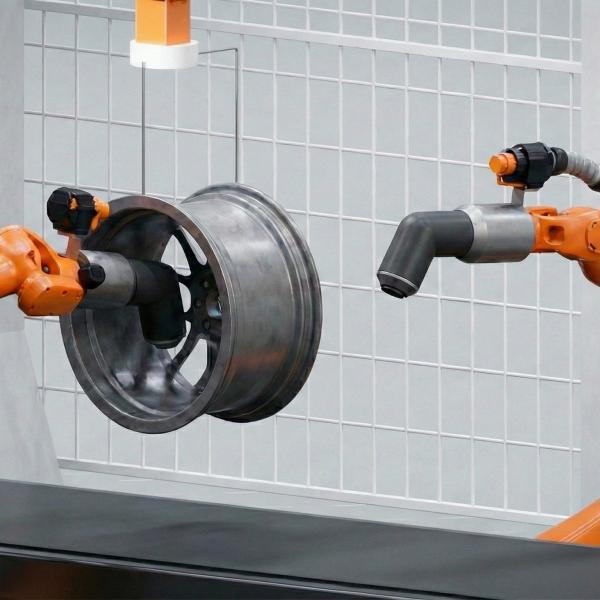 Покраска на базе промышленного робота