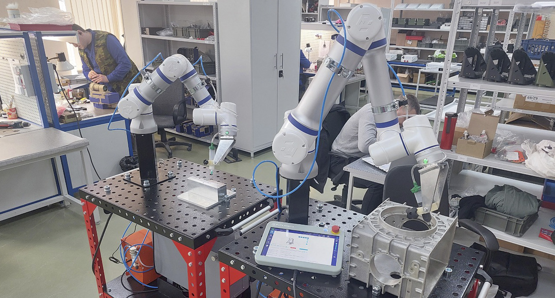 Мобильные автоматизированные посты по нанесению герметика