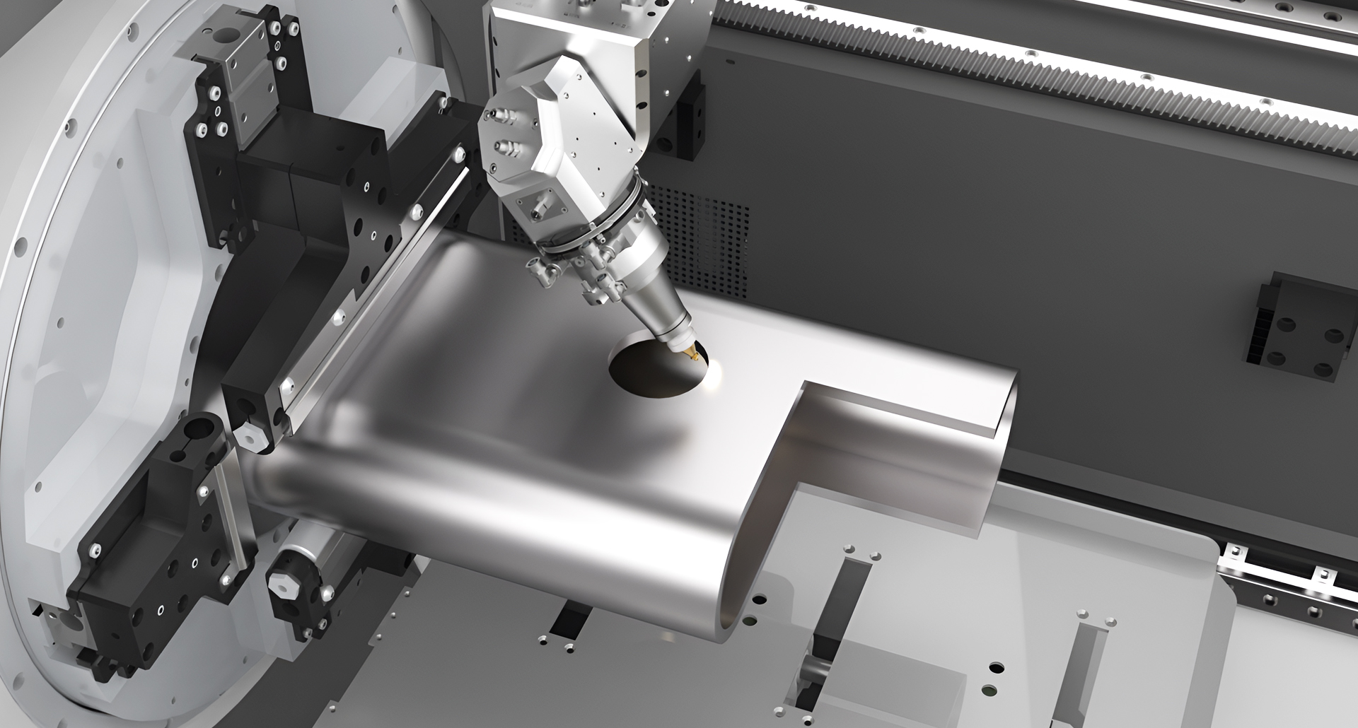 Резка геометрически сложного профиля на лазерном труборезе