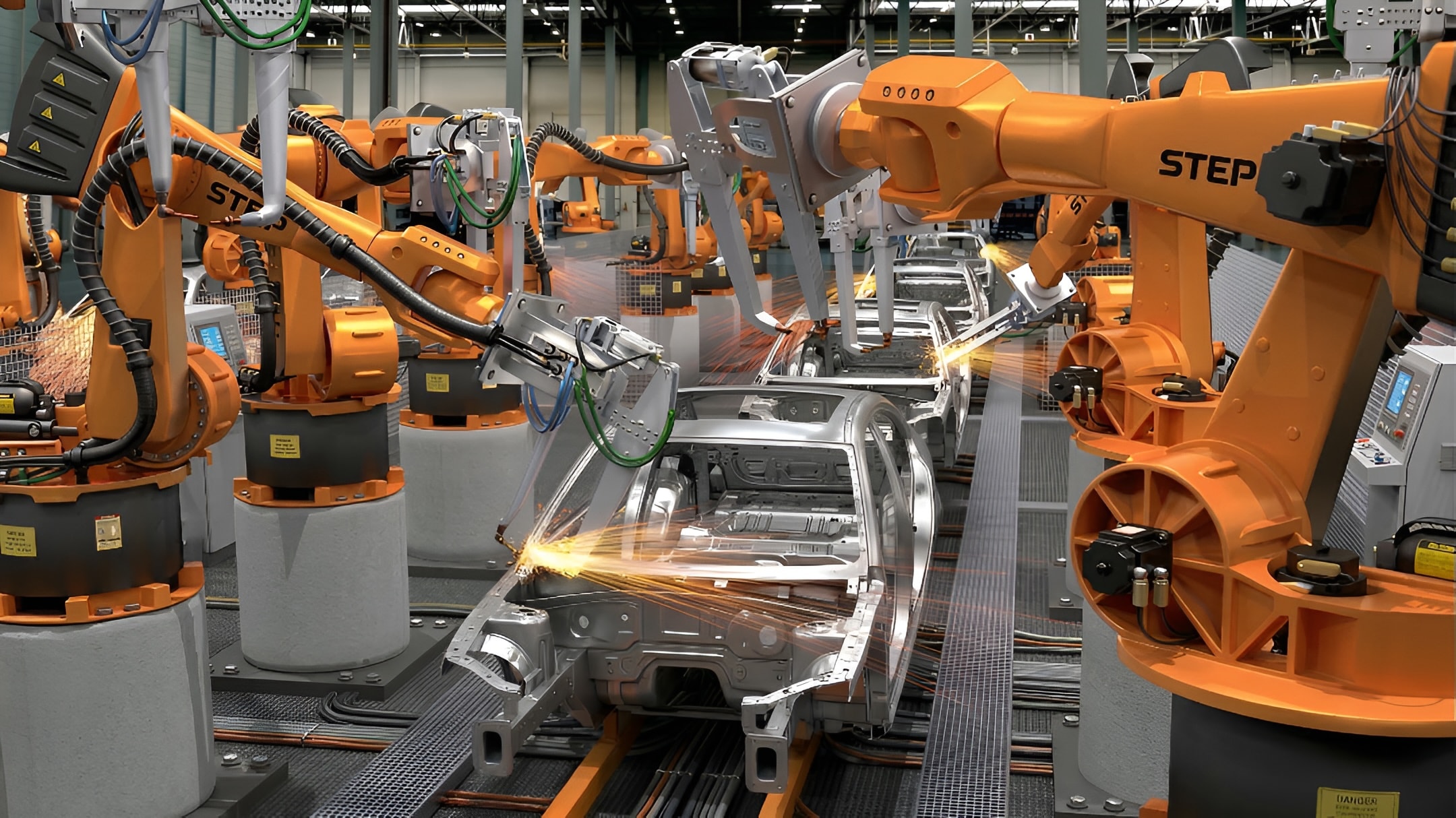 Роботизированная производственная линия