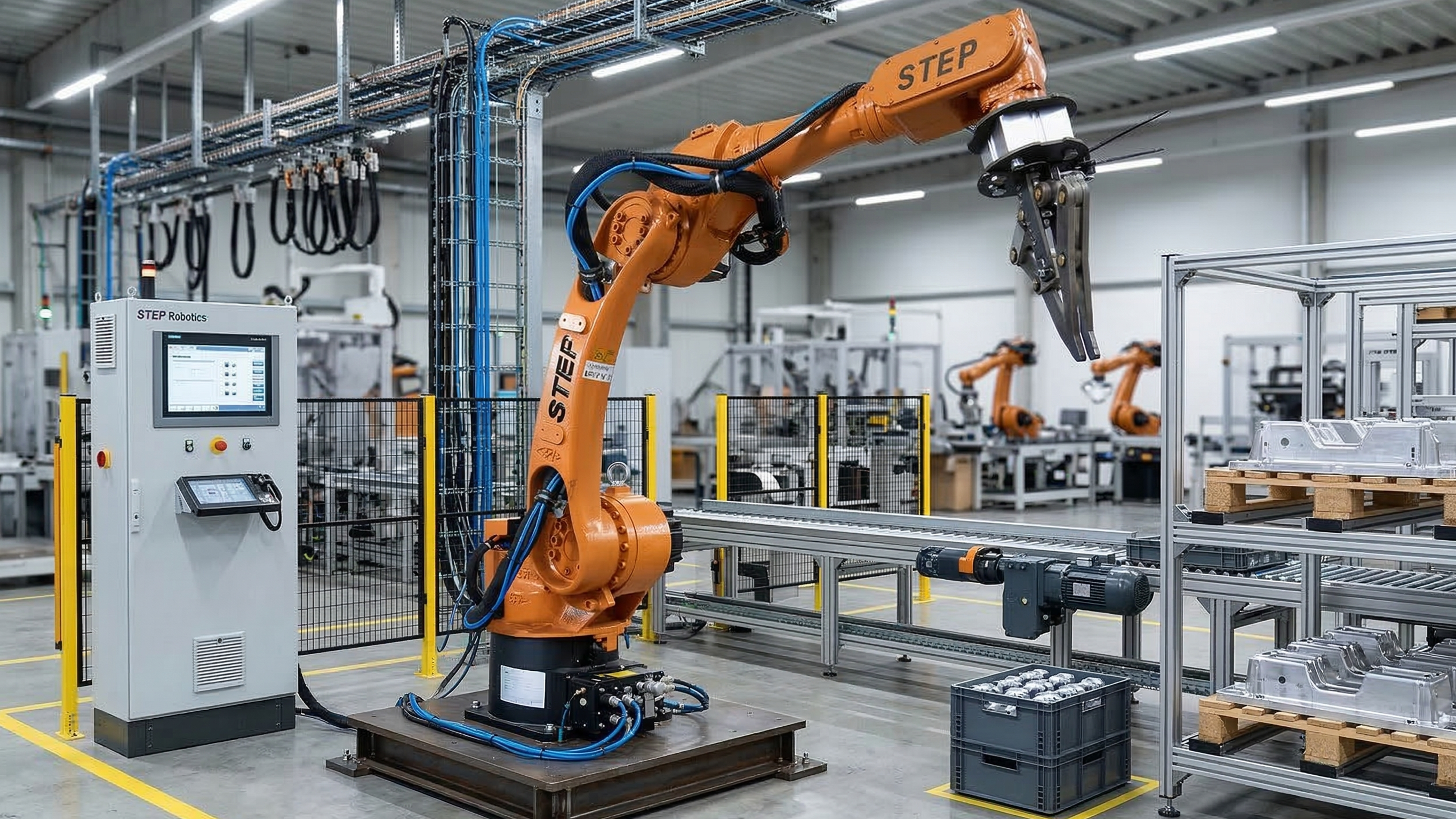 Роботизированная производственная линия ПроТехнологии